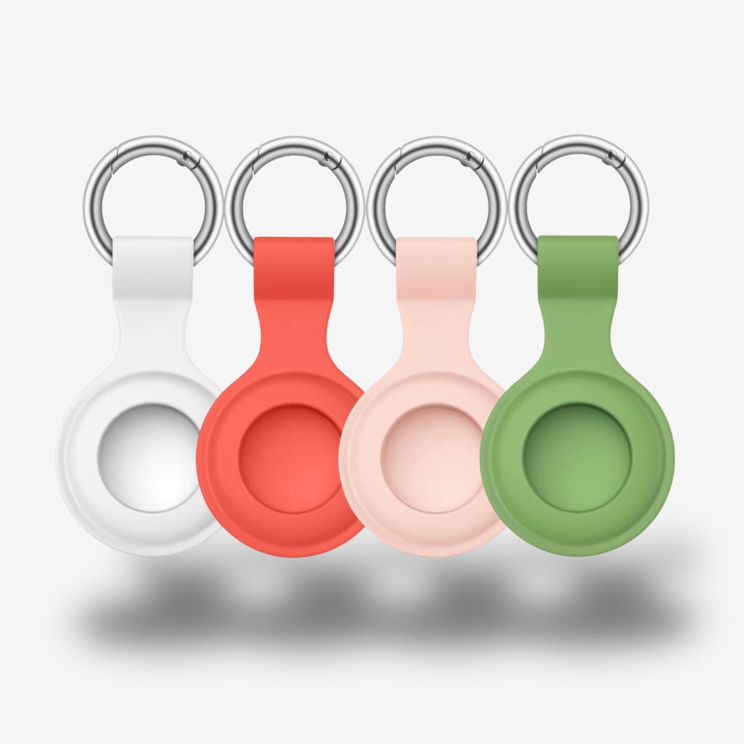 Porte Clés GPS <br> Ton Gris-Bleu Discret en Silicone