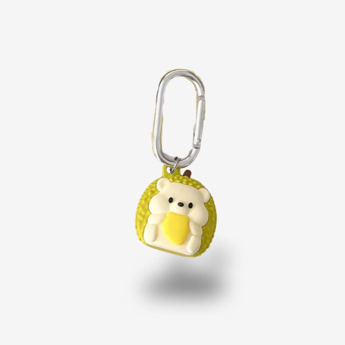 Traceur GPS Enfant <br> Ourson Jaune Mignon en Silicone avec Mousqueton