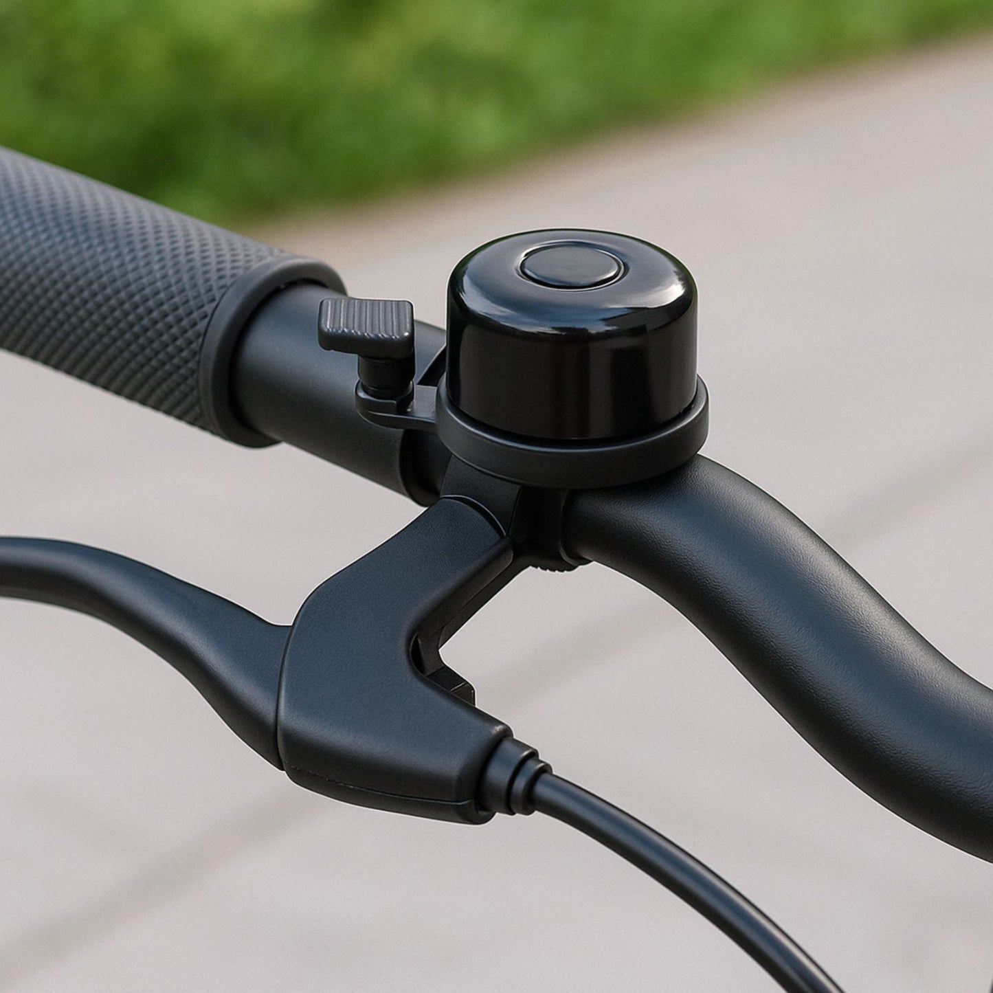 Traceur GPS Vélo <br> Sonnette Classique avec Compartiment Étanche Intégré pour Traceur GPS