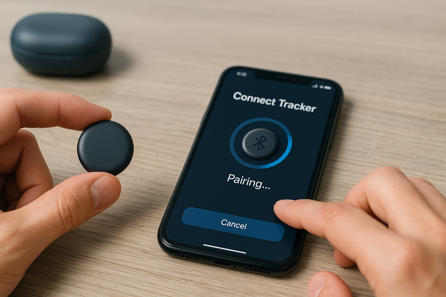 Installation tracker Bluetooth 