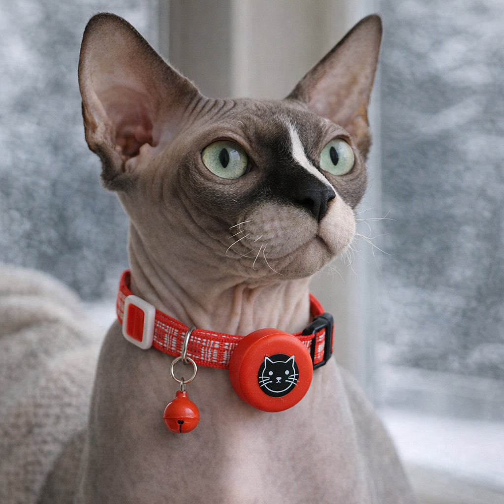 collier chat connecte
