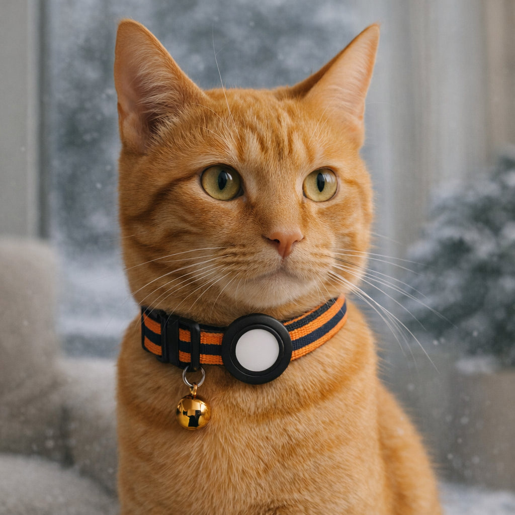 collier geolocalisable chat