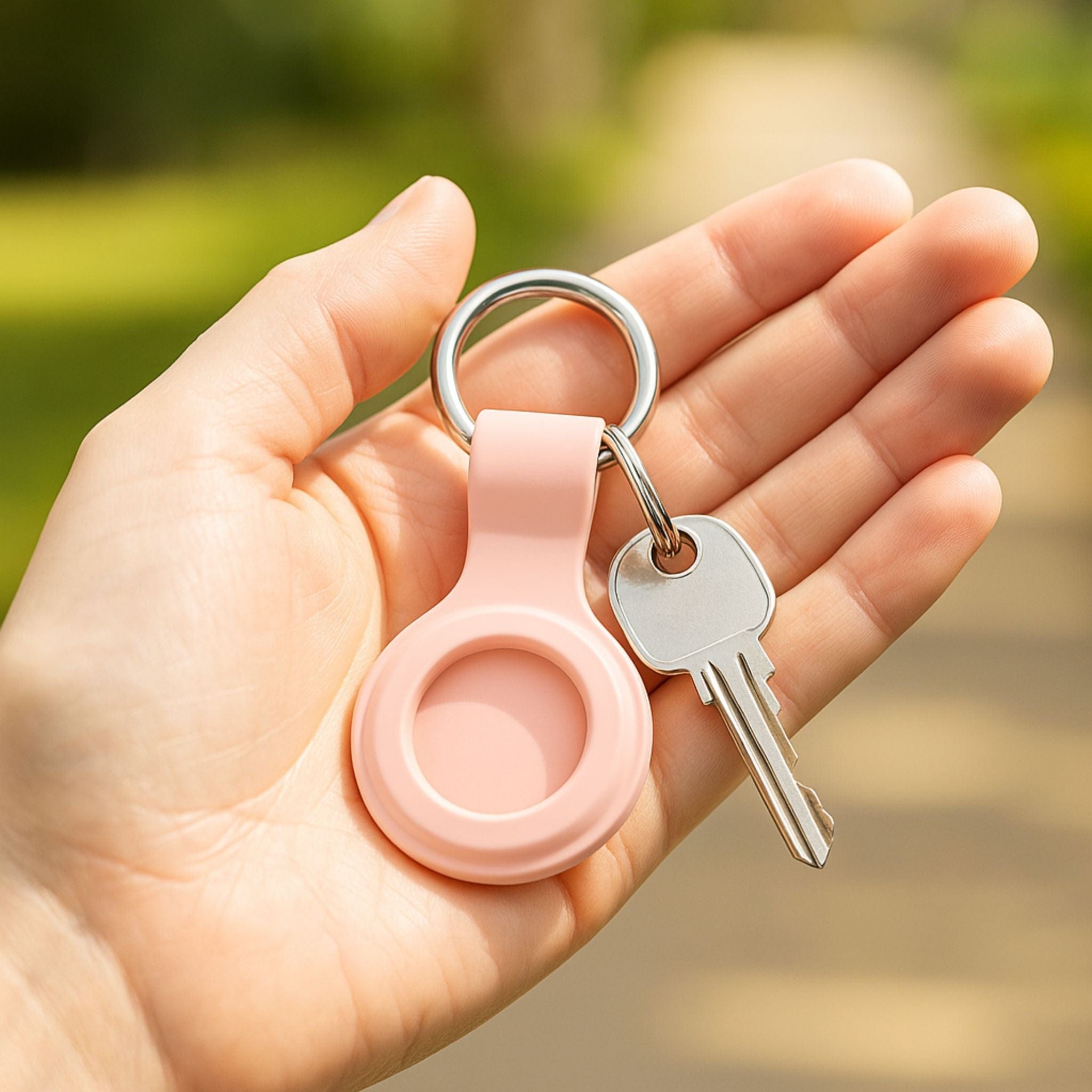 Porte-clés Silicone Minimaliste pour Tag Bluetooth