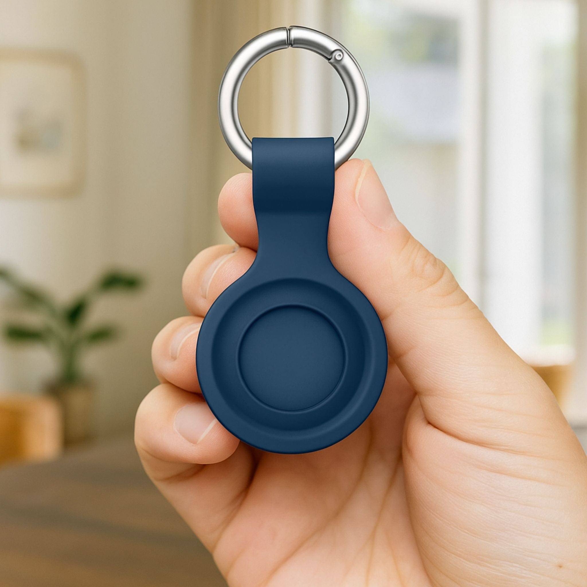 Porte-clés Silicone Minimaliste pour Tag Bluetooth