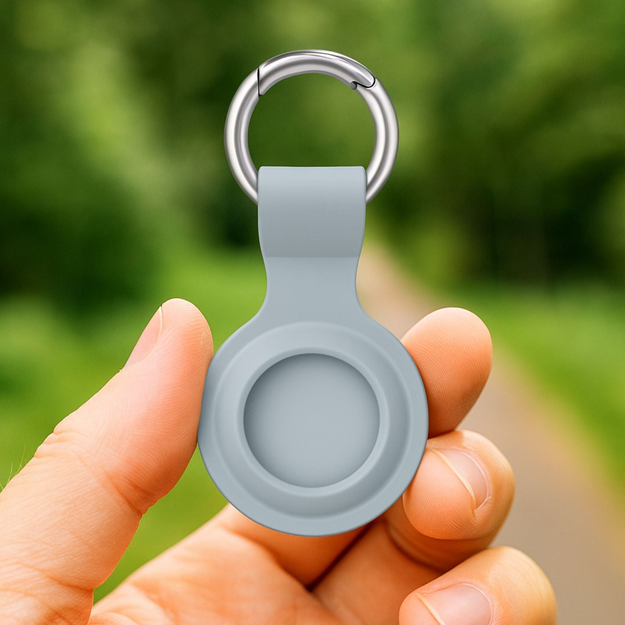 Porte-clés Silicone Minimaliste pour Tag Bluetooth