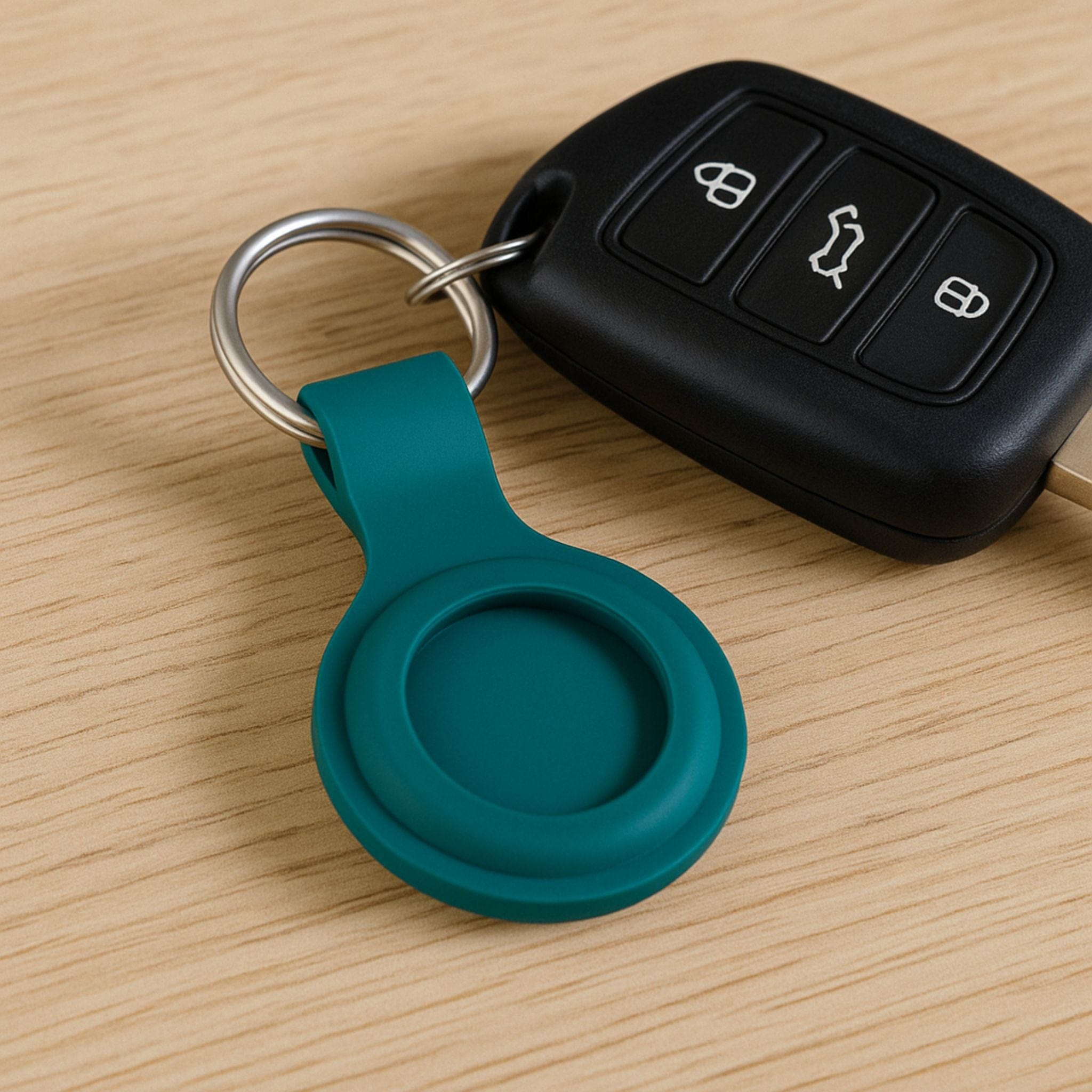 Porte-clés Silicone Minimaliste pour Tag Bluetooth