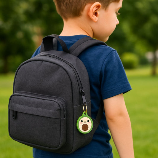 Traceur GPS Enfant <br> Avocat Content en Porte-Clés Silicone Mignon