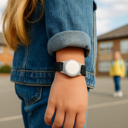 Traceur GPS Enfant <br> Bracelet Montre Noir Discret avec Compartiment Caché