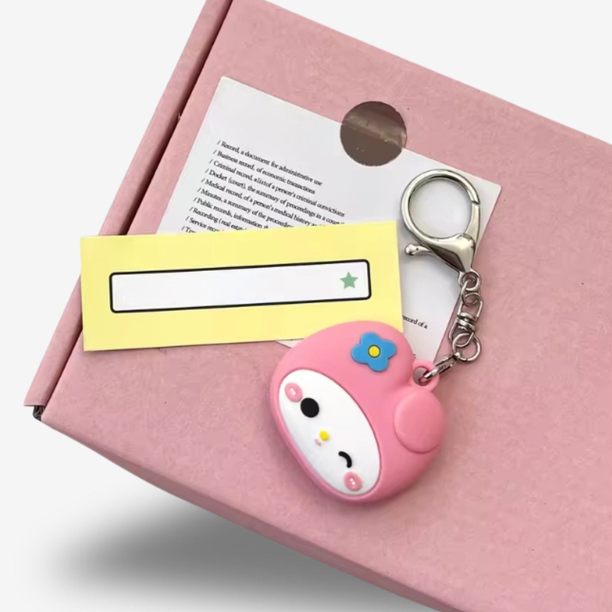 Traceur GPS Enfant <br> Chaton Rose Clin d’Œil, en Silicone avec Mousqueton