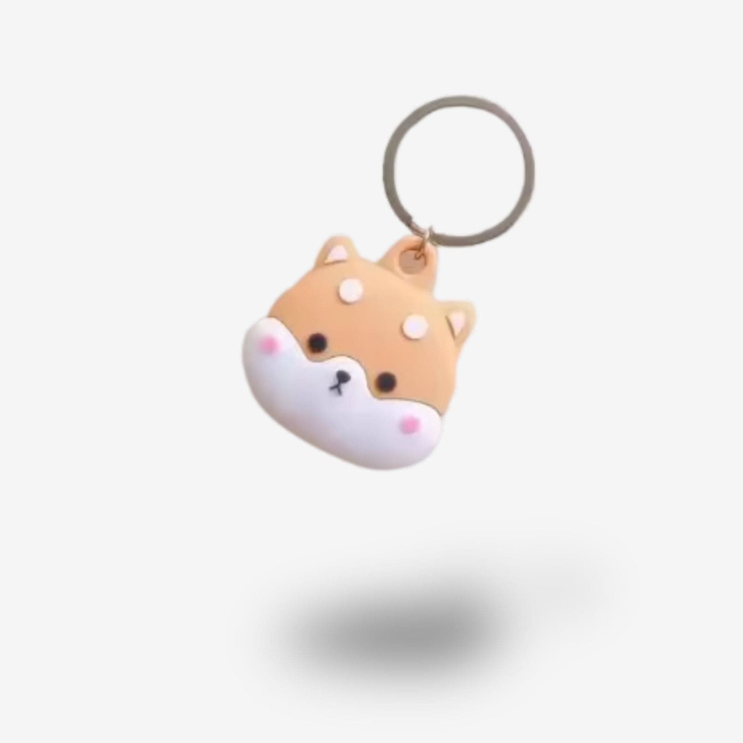 Traceur GPS Enfant <br> Petit Renard Stylisé, Porte-Clés en Silicone Doux