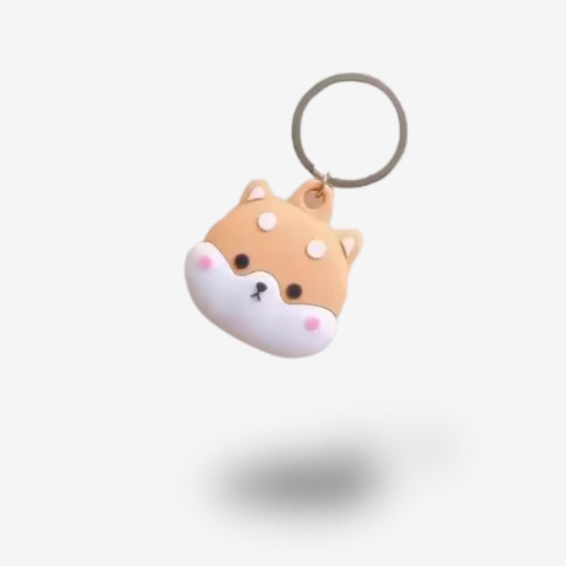 Traceur GPS Enfant <br> Petit Renard Stylisé, Porte-Clés en Silicone Doux