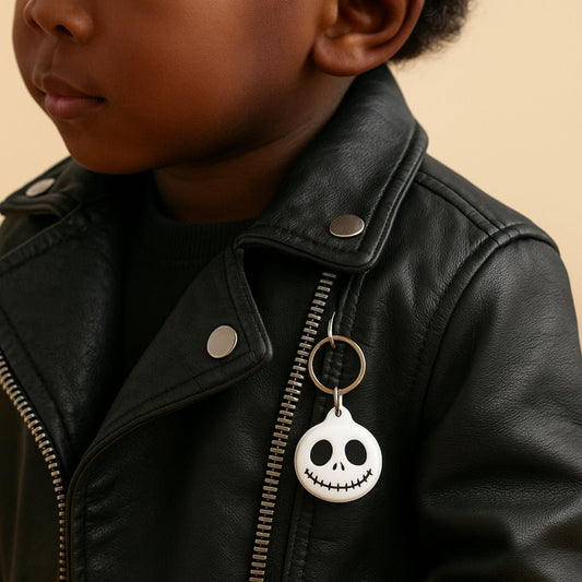 Traceur GPS Enfant <br> Tête de Mort Cartoon en Silicone Souple